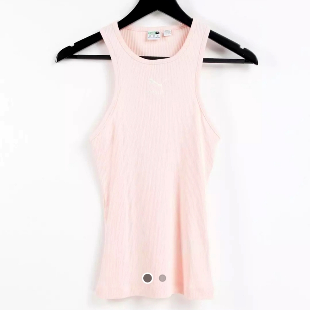 NWT Puma ribbed tank in cloud pink